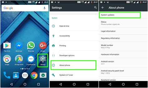 How to update Android or its OS on CAT S60 